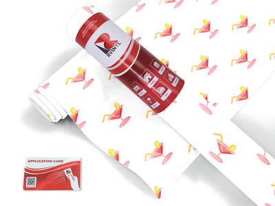 pink lemon alcohol Craft Vinyl Roll