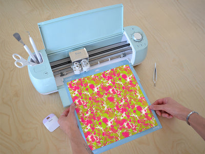 pink lemonade paint splatter Cricut Compatible Vinyl