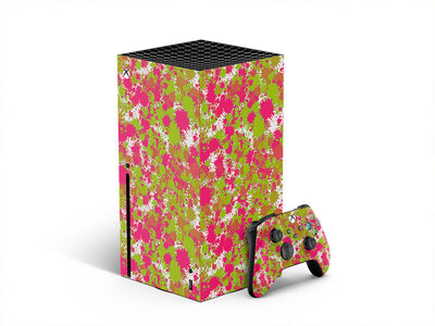 pink lemonade paint splatter XBOX DIY Decal