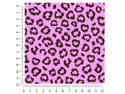pink leopard animal print 1ft x 1ft Craft Sheets