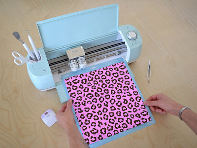 pink leopard animal print Cricut Compatible Vinyl