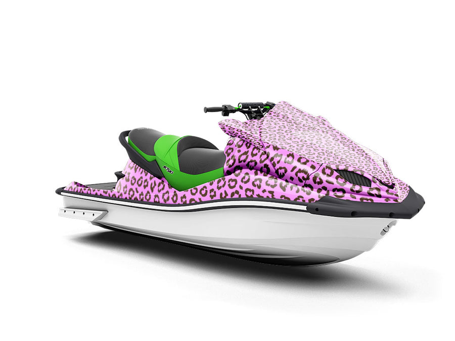 Pink Leopard Jet Ski Vinyl Customized Wrap