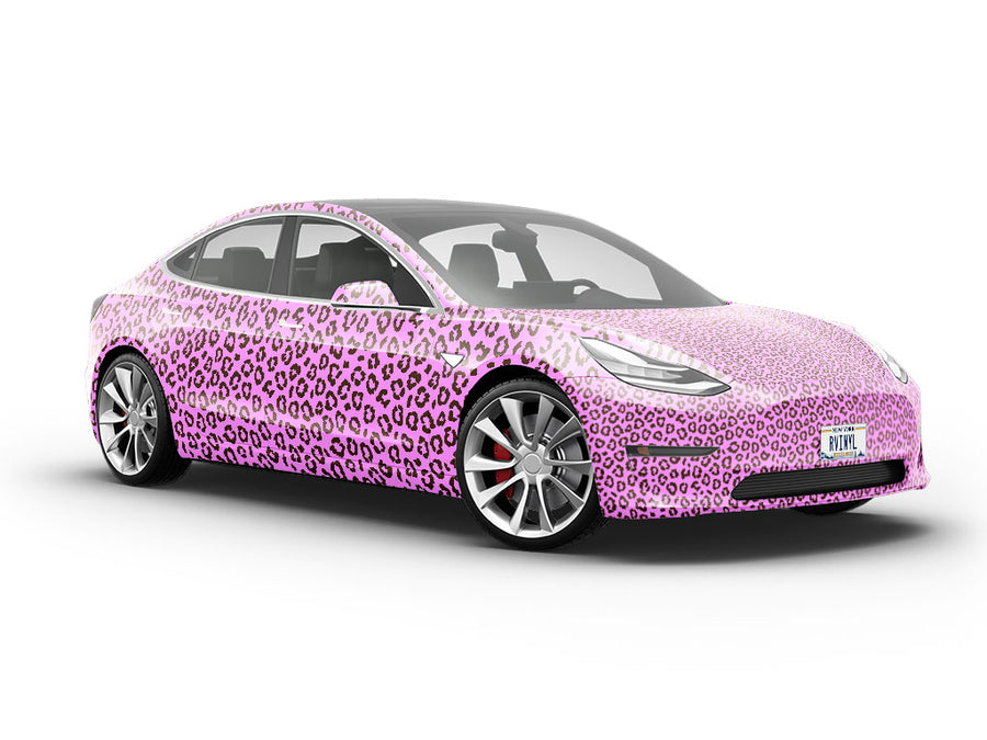 Pink Leopard Vehicle Vinyl Wrap