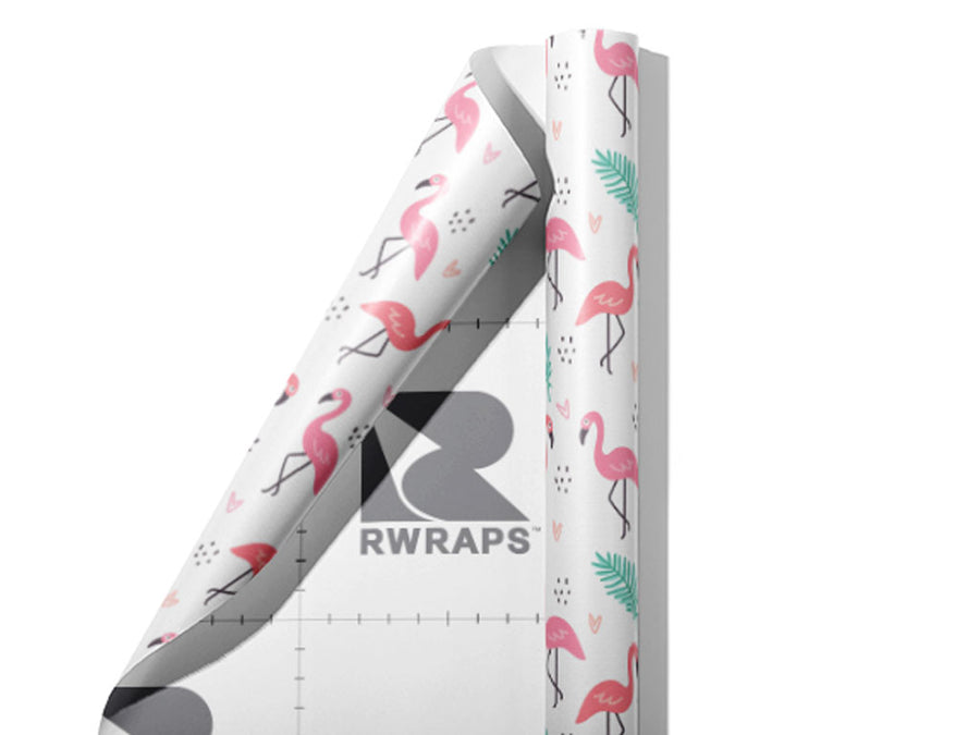 Pink Love Birds Wrap Film Sheets~Rwraps Series 914 Pink Love Birds Scrolled Sheet~3