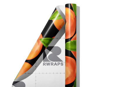 Pink Moon Fruit Wrap Film Sheets~Rwraps Series 914 Pink Moon Fruit Scrolled Sheet~3