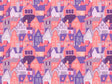 Pink Palaces Cityscape Vinyl Wrap Pattern~Rwraps Series 914 Digitally Printed Vinyl Wrap~0