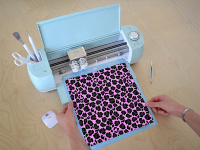 pink panther animal print Cricut Compatible Vinyl