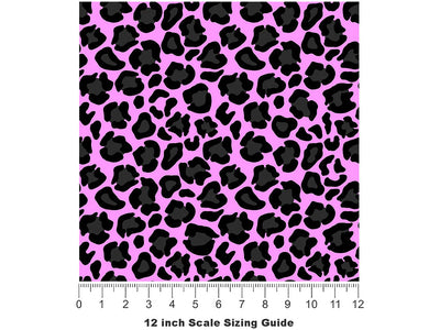 Pink Panther Vinyl Film Pattern Size 12 inch Scale~Rwraps Pink Panther Sizing Chart~3