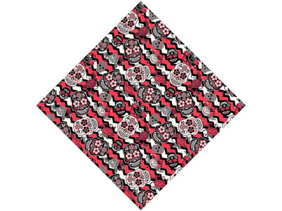 Pink Parents Day of the Dead Vinyl Wrap Pattern