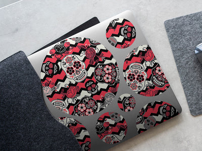 pink parents day of the dead DIY Laptop Stickers