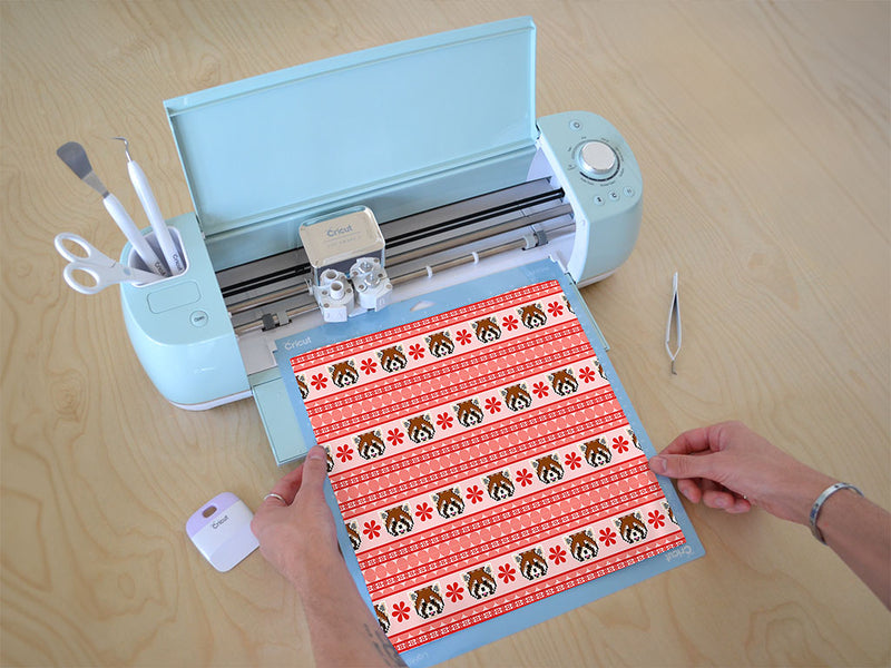 pink pixels animal Cricut Compatible Vinyl