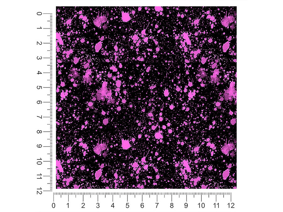 pink pollock paint splatter 1ft x 1ft Craft Sheets