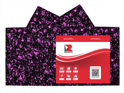 pink pollock paint splatter Craft Vinyl Sheet Pack