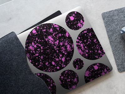 pink pollock paint splatter DIY Laptop Stickers