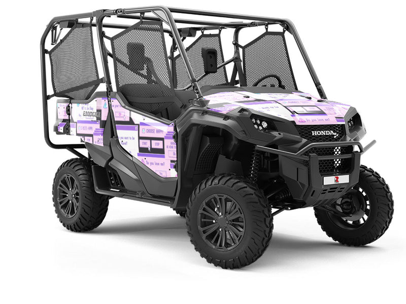 Pink Popups Technology Utility Vehicle Vinyl Wrap
