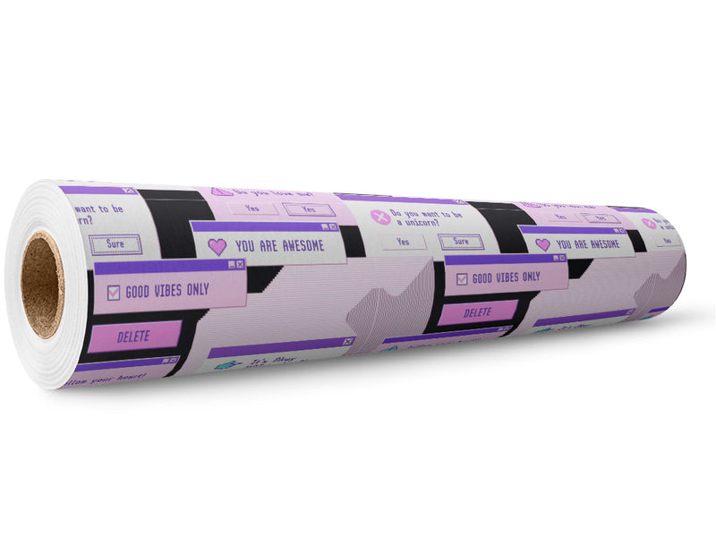 Pink Popups Technology Wrap Film Wholesale Roll~Rwraps Series 914 Digitally Printed Vinyl Roll~5