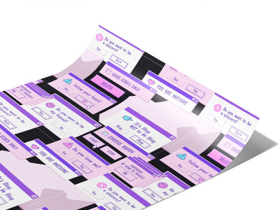 Pink Popups Technology Vinyl Wraps~Rwraps Series 914 Digitally Printed Vinyl Wrap~1