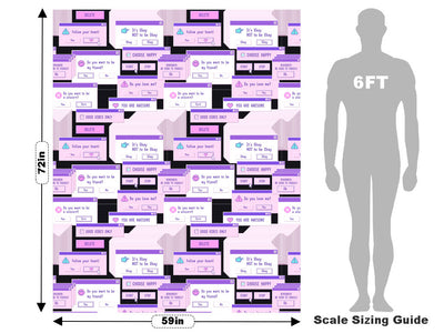 Pink Popups Technology Vehicle Wrap Scale~Rwraps Series 914 Pink Popups Technology Measurements~2