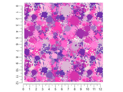 pink power paint splatter 1ft x 1ft Craft Sheets