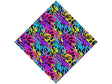 Pink Record Graffiti Vinyl Wrap Pattern