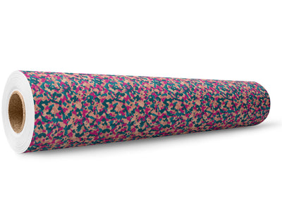 Pink Shrapnel Camouflage Wrap Film Wholesale Roll~Rwraps Series 914 Digitally Printed Vinyl Roll~5