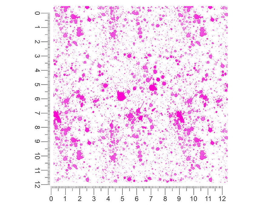 pink spill paint splatter 1ft x 1ft Craft Sheets