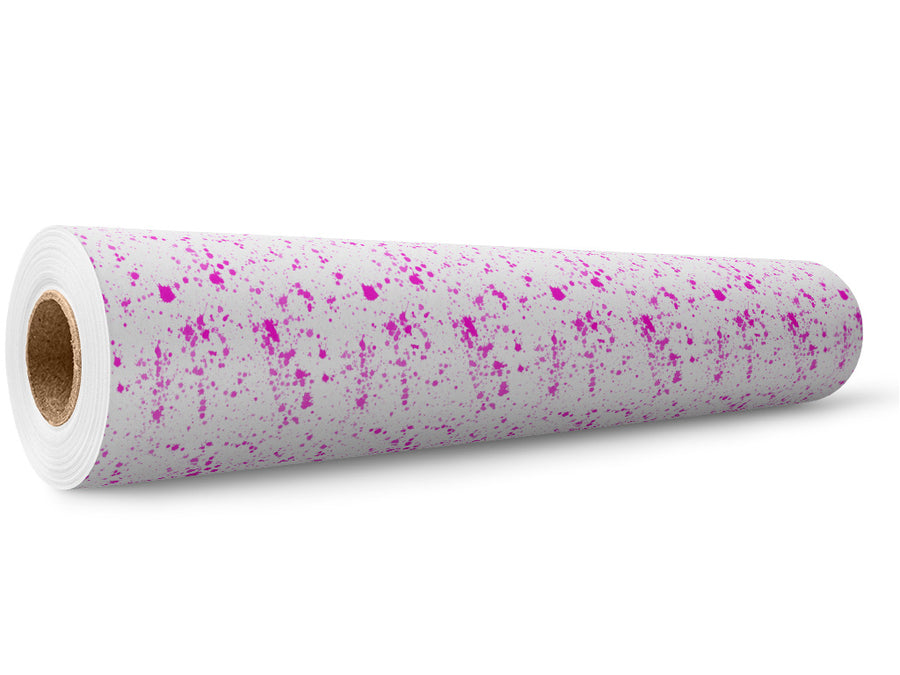 Pink Spill Paint Splatter Wrap Film Wholesale Roll~Rwraps Series 914 Digitally Printed Vinyl Roll~5