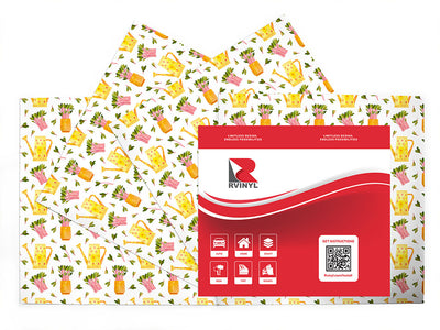 pink sprouts gardening Craft Vinyl Sheet Pack