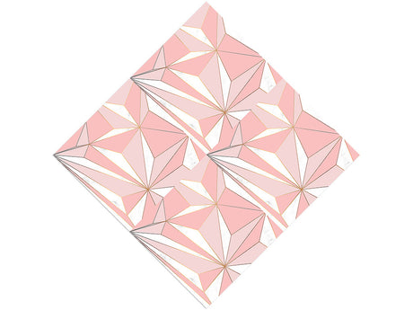 Pink Star Tile Vinyl Wrap Pattern
