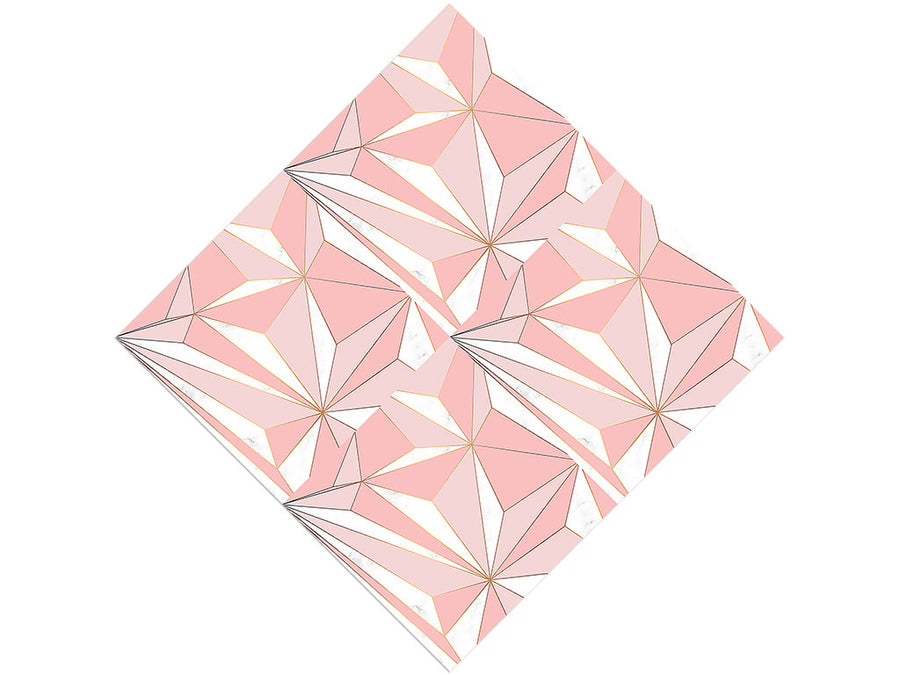 Pink Star Tile Vinyl Wrap Pattern