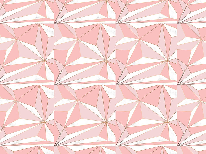 Pink Star Tile Vinyl Wrap Pattern~Rwraps Series 914 Digitally Printed Vinyl Wrap~0