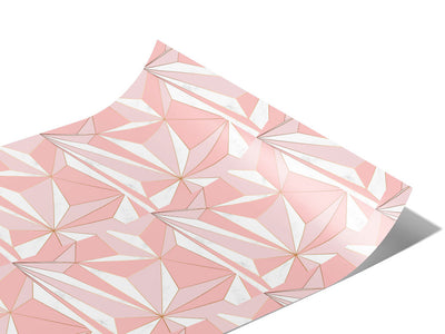 Pink Star Tile Vinyl Wraps~Rwraps Series 914 Digitally Printed Vinyl Wrap~1