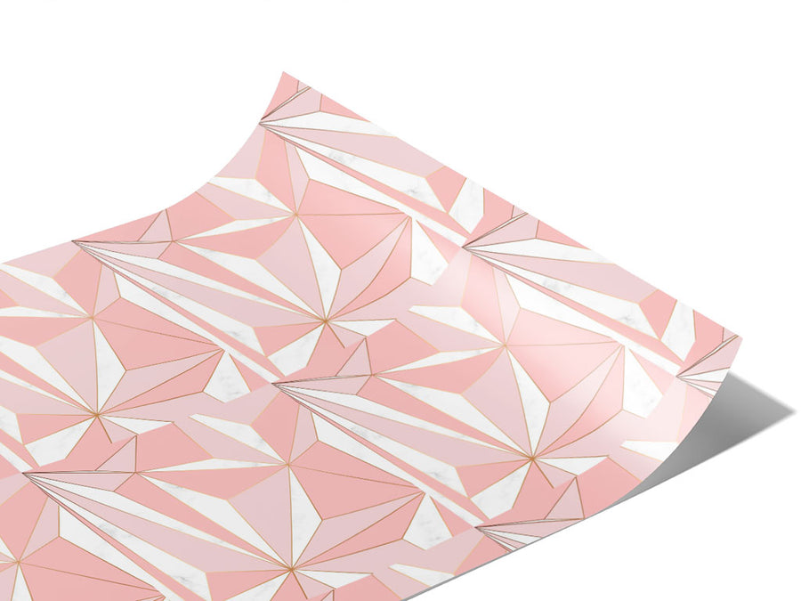 Pink Star Tile Vinyl Wraps~Rwraps Series 914 Digitally Printed Vinyl Wrap~1