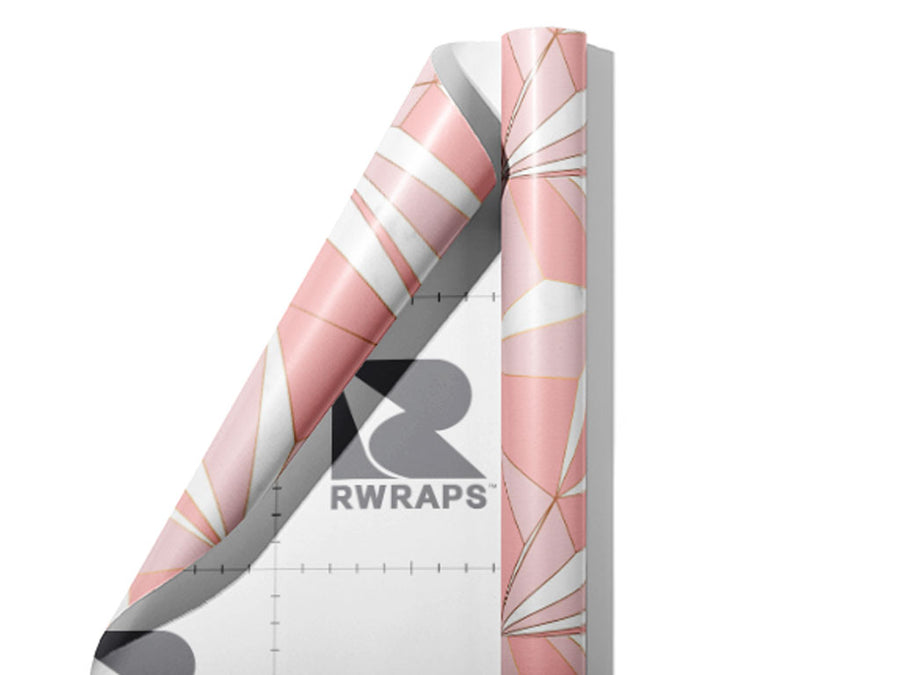 Pink Star Tile Wrap Film Sheets~Rwraps Series 914 Pink Star Tile Scrolled Sheet~4