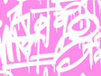 Pink Styling Graffiti Vinyl Wrap Pattern~Rwraps Series 914 Digitally Printed Vinyl Wrap~0