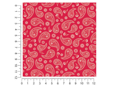 pink swirls paisley 1ft x 1ft Craft Sheets