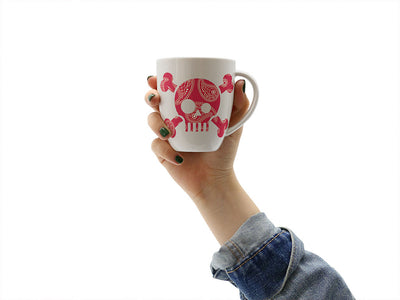 pink swirls paisley DIY Vinyl Decals