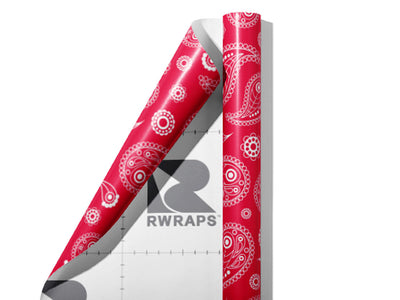 Pink Swirls Paisley Wrap Film Sheets~Rwraps Series 914 Pink Swirls Paisley Scrolled Sheet~3