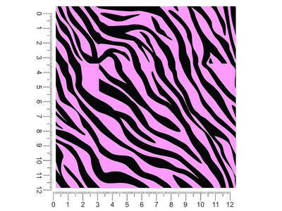 pink tiger animal print 1ft x 1ft Craft Sheets