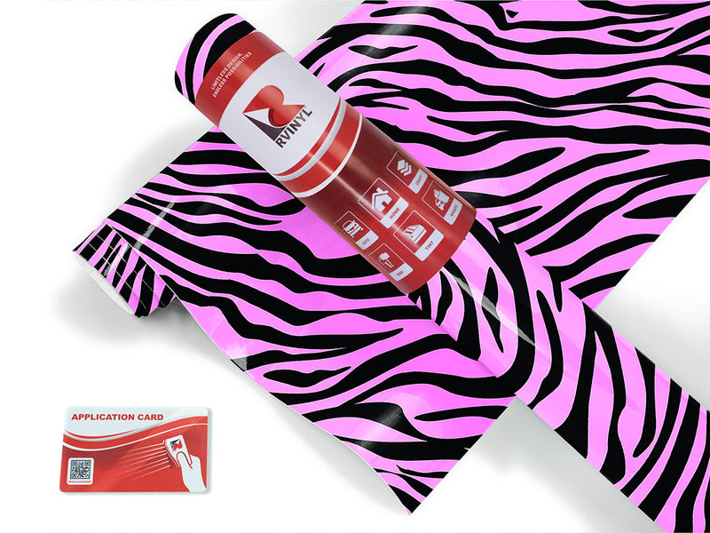pink tiger animal print Craft Vinyl Roll
