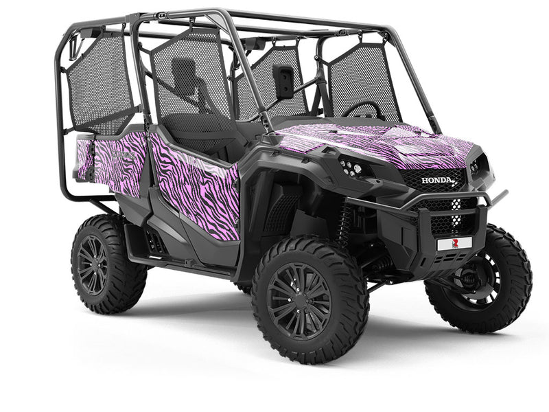 Pink Tiger Utility Vehicle Vinyl Wrap