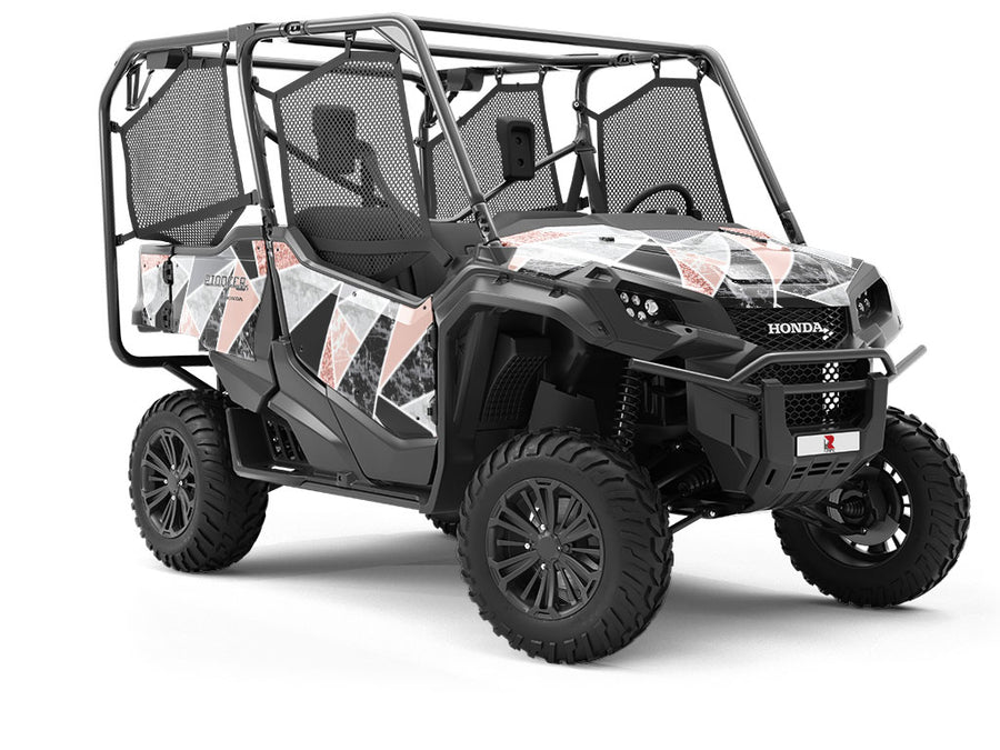 Pink Triangles Tile Utility Vehicle Vinyl Wrap