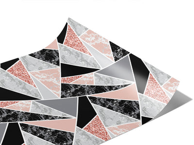 Pink Triangles Tile Vinyl Wraps~Rwraps Series 914 Digitally Printed Vinyl Wrap~1