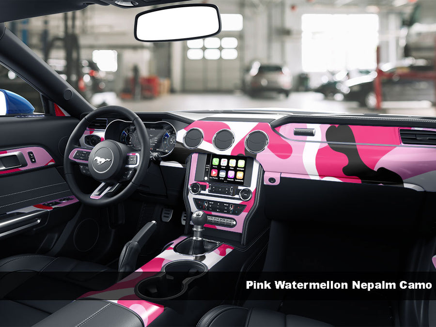 Pink Watermellon Nepalm Camo Dash Kit Finish