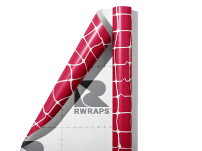 Pink Waves Tile Wrap Film Sheets~Rwraps Series 914 Pink Waves Tile Scrolled Sheet~4