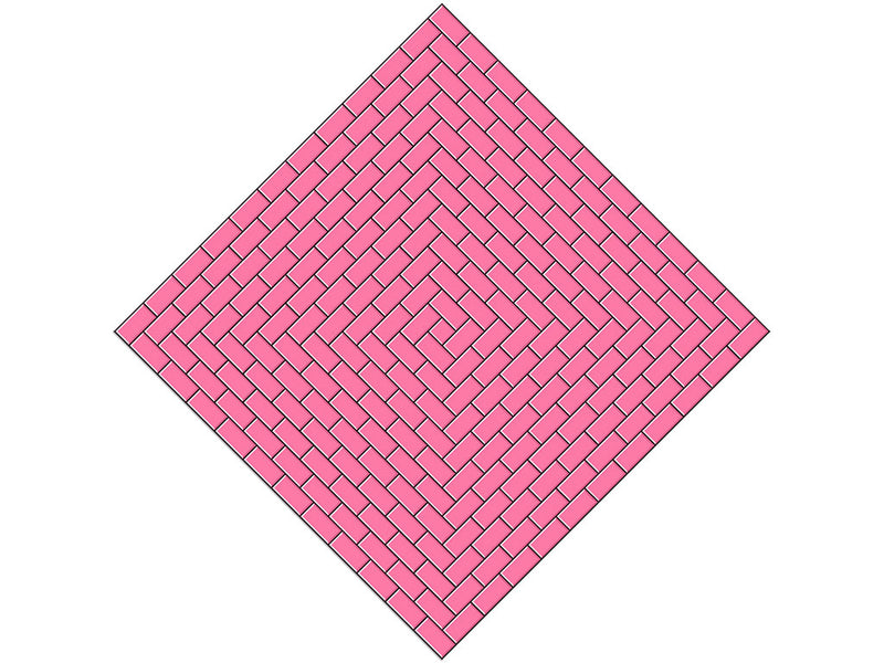 Pink  Brick Vinyl Wrap Pattern