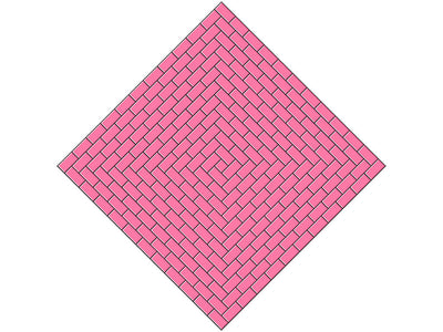 Pink  Brick Vinyl Wrap Pattern