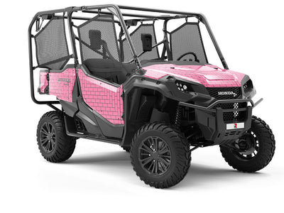 Pink  Brick Utility Vehicle Vinyl Wrap