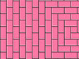 Pink  Brick Vinyl Wrap Pattern~Rwraps Series 914 Digitally Printed Vinyl Wrap~0