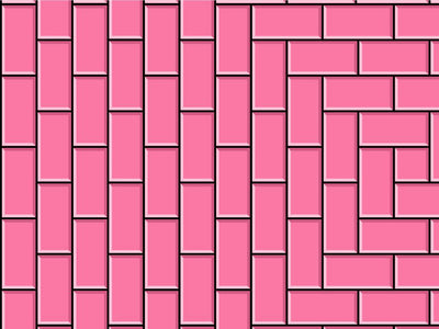 Pink  Brick Vinyl Wrap Pattern~Rwraps Series 914 Digitally Printed Vinyl Wrap~0
